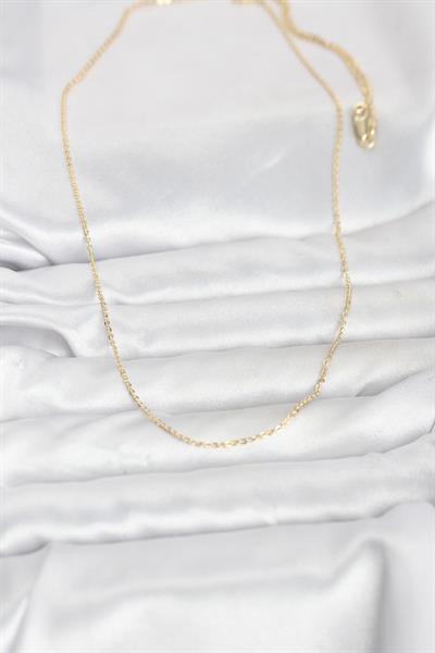 60 cm Gold Renk Kadın Kolye – Pirinç Zincir - PRT3500EB10265