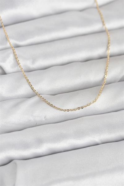 60 cm Gold Renk Kadın Kolye – Pirinç Zincir - PRT3500EB10265