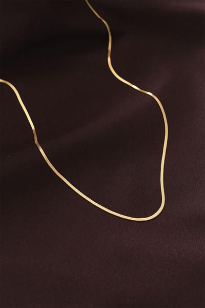 Çelik Gold Renk 60 cm İnce İtalyan Zincir Kolye - PRT3500EB10238