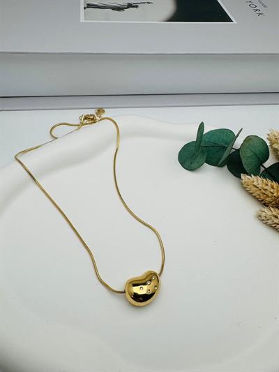 Çelik Kolye (Gold) 0106339
