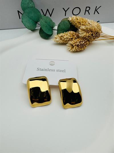 Favori Model Çelik Küpe (Gold) Kp483