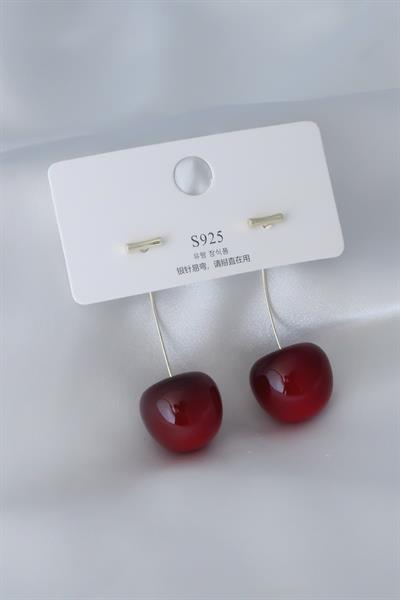 Gold Renk Kiraz Model Kadın Küpe – PRT3500EB00185