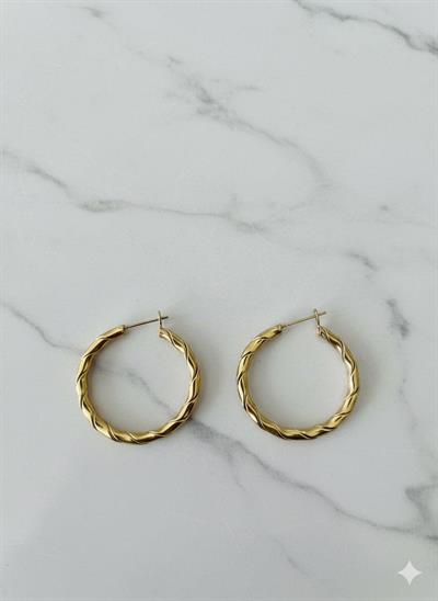 Halka Küpe (Gold) KP123-01