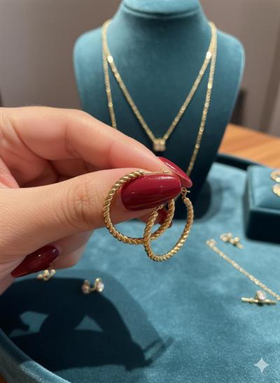 Halka Küpe (Gold) KP125-01