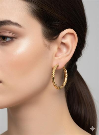 Halka Küpe (Gold) KP128-01