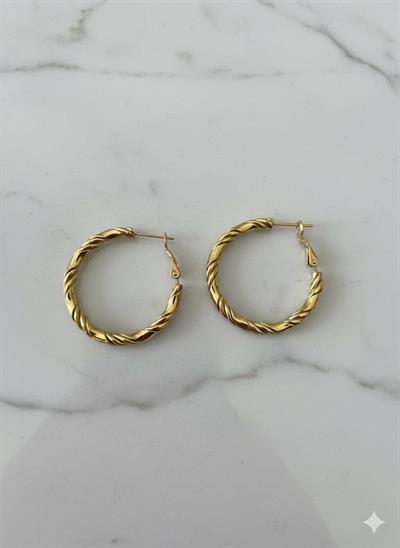 Halka Küpe (Gold) KP128-01