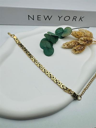 Kral Çelik Bileklik (Gold) Blk 273