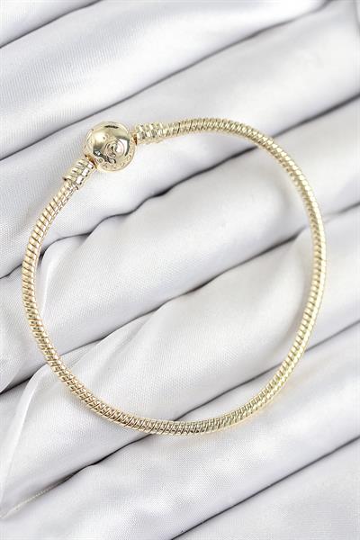 Pirinç Charm Topcuk Model Gold Renk Kadın Bileklik – PRT3500EB08668