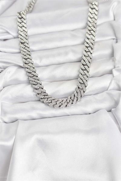 Pirinç Cuba Chain Gurmet Model Kolye – PRT3500EB09799