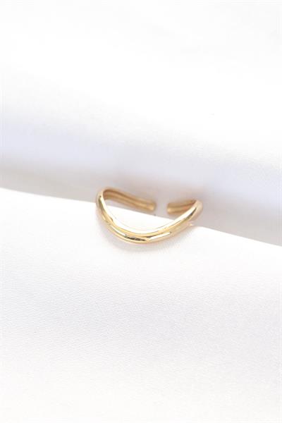 Yassı Gold Renk Ayarlanabilir Yüzük – PRT3500EB01305