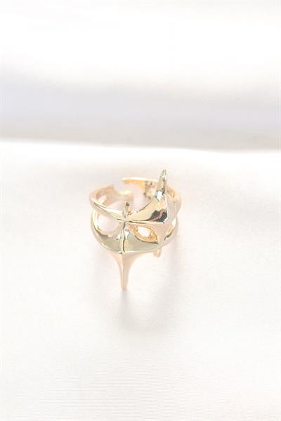 Yıldız Model Gold Renk Ayarlanabilir Yüzük – PRT3500EB01338