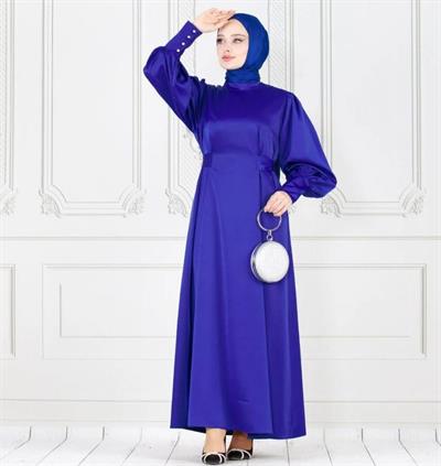 SATEN TESETTÜR ABİYE KOL DÜĞMELİ