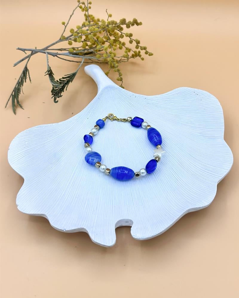 Azul El Yapımı Mavi Bileklik