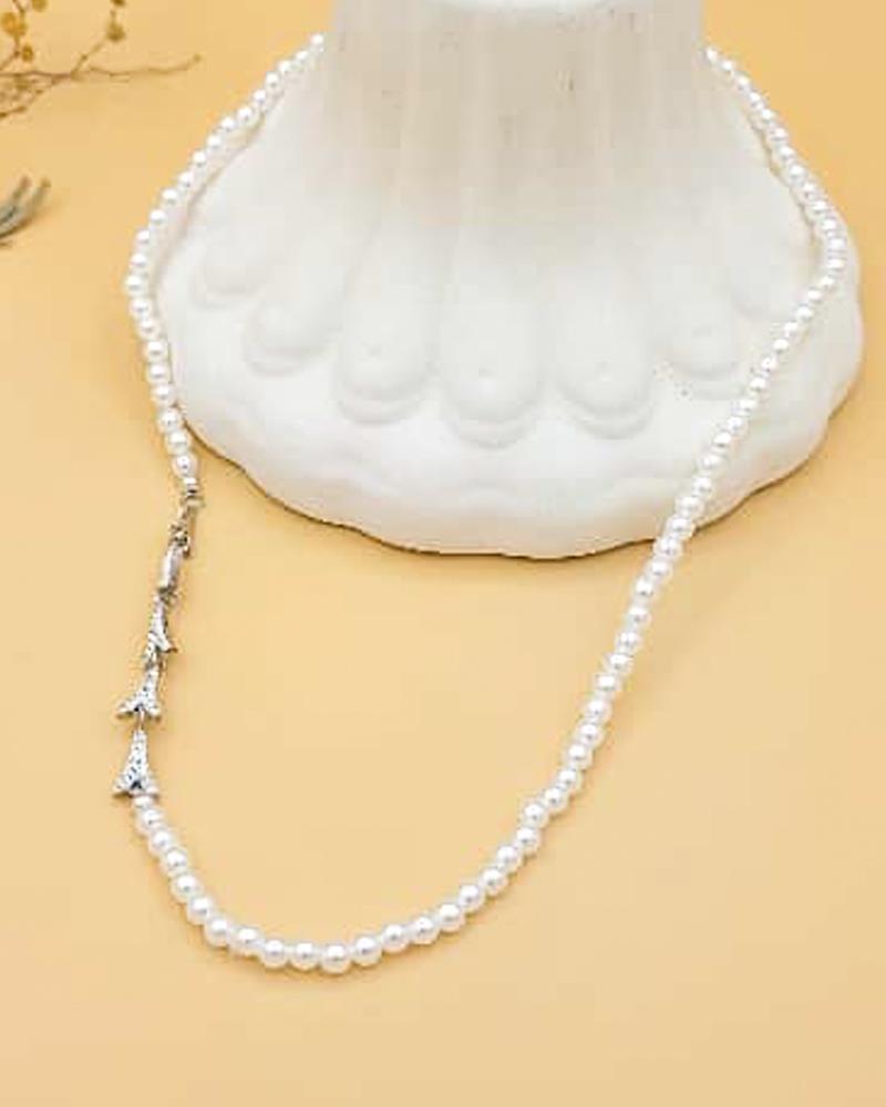 Etoile İnci Çelik Kolye