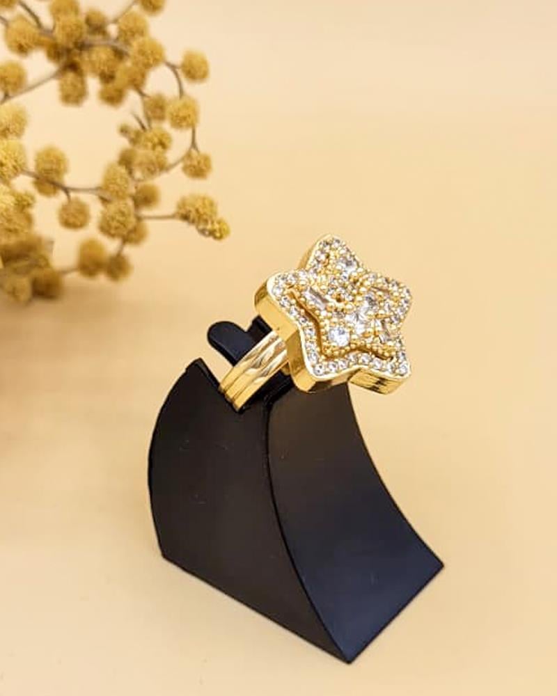 Işıltılı Yıldız Gold Yüzük