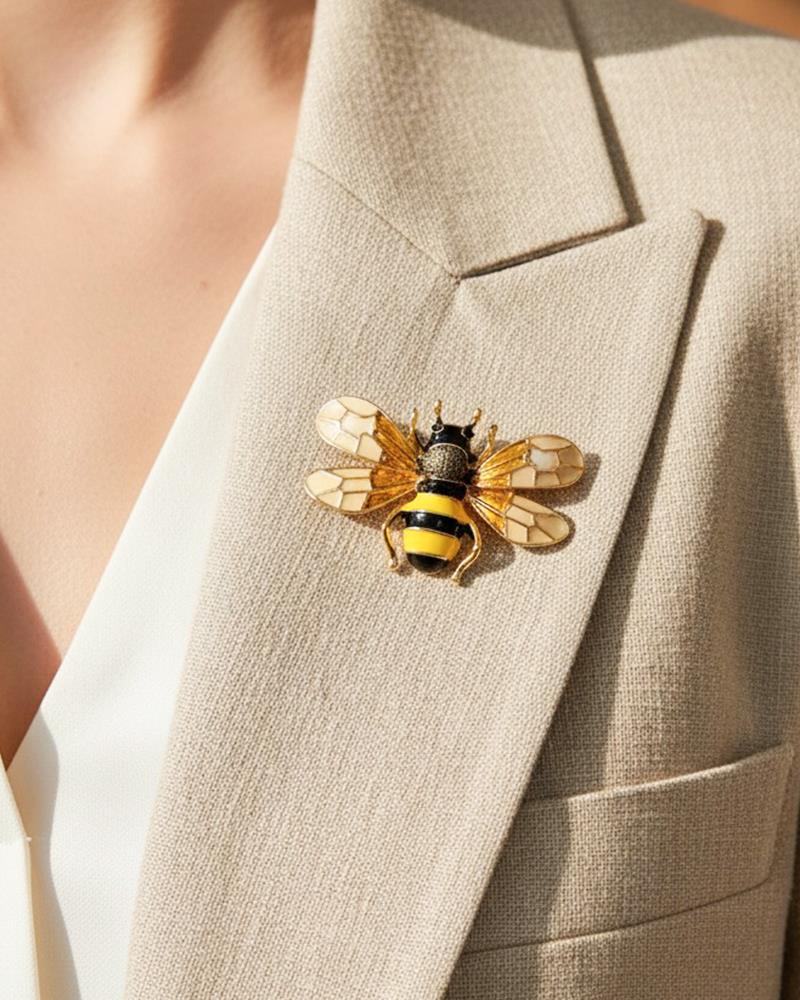 Kraliçe Arı Figürlü Broş
