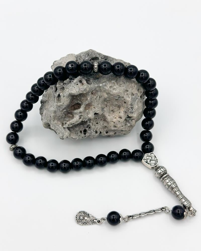 Küre Kesim Siyah Tesbih