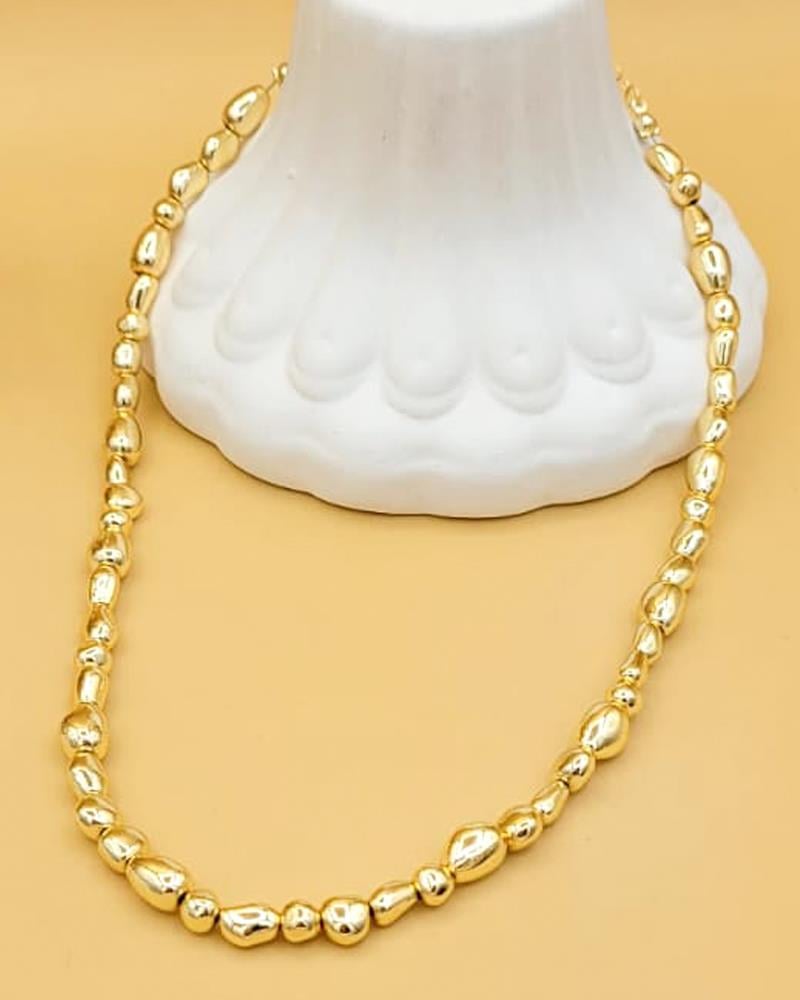 Altın Damla Form Kolye