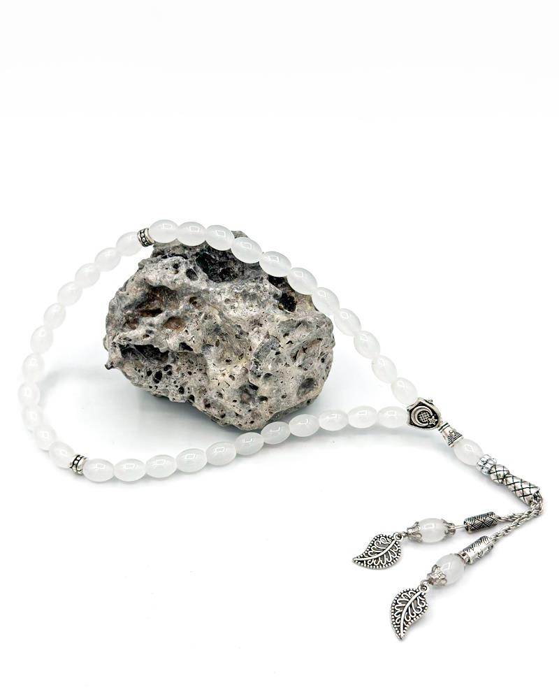 Arpa Kesim Buz Beyaz Tesbih