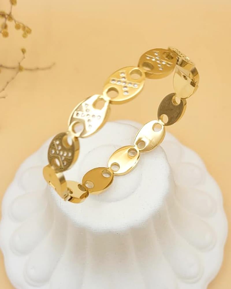 Axis Gold Çelik Kelepçe Bileklik