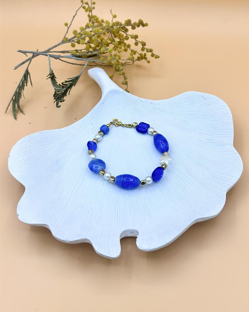 Azul El Yapımı Mavi Bileklik