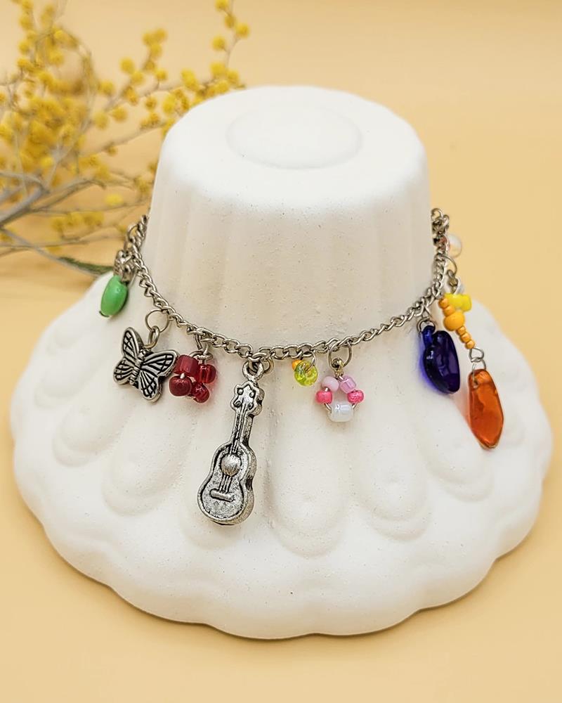 Carnaval Renkli Charm Boncuk Bileklik