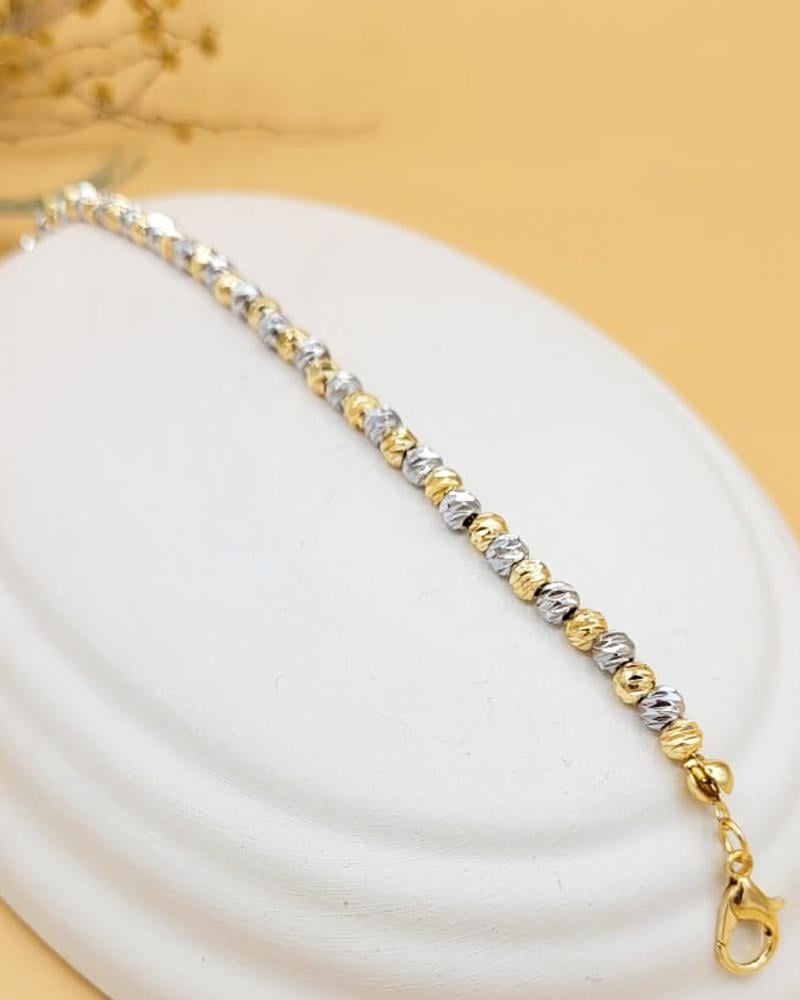 Çift Renk Kalın Silver Dorika Bileklik