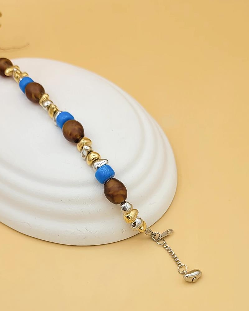 El Yapımı Akik Bohem Bileklik