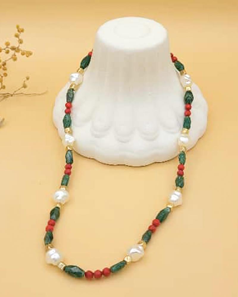 El Yapımı Jade Mercan Kolye