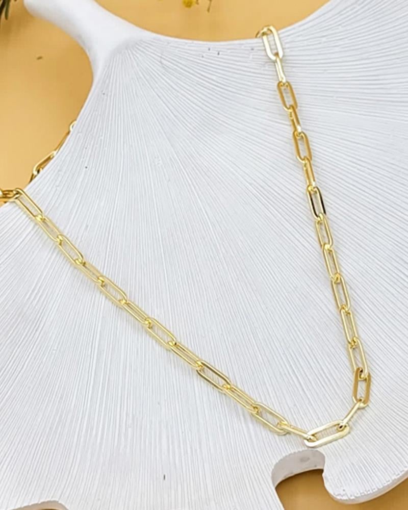 Gold Renk Ataç Kolye