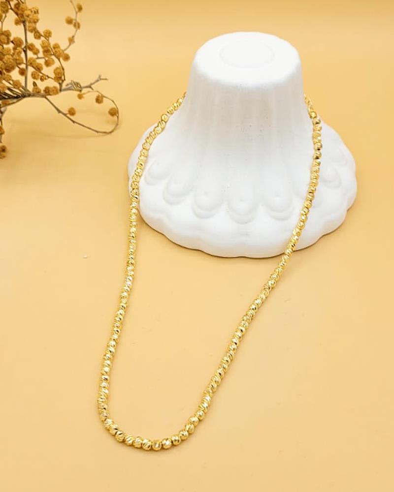 Gold Renk Kalın Dorika Kolye