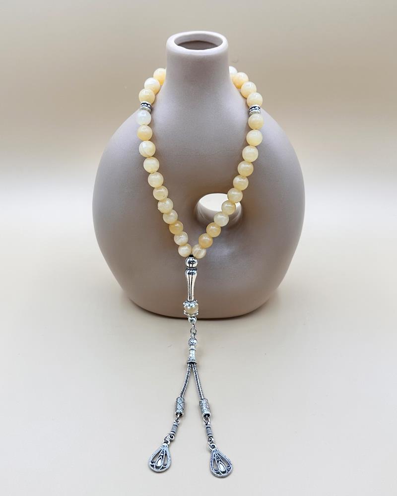 Kalsit Doğal Taş Tesbih