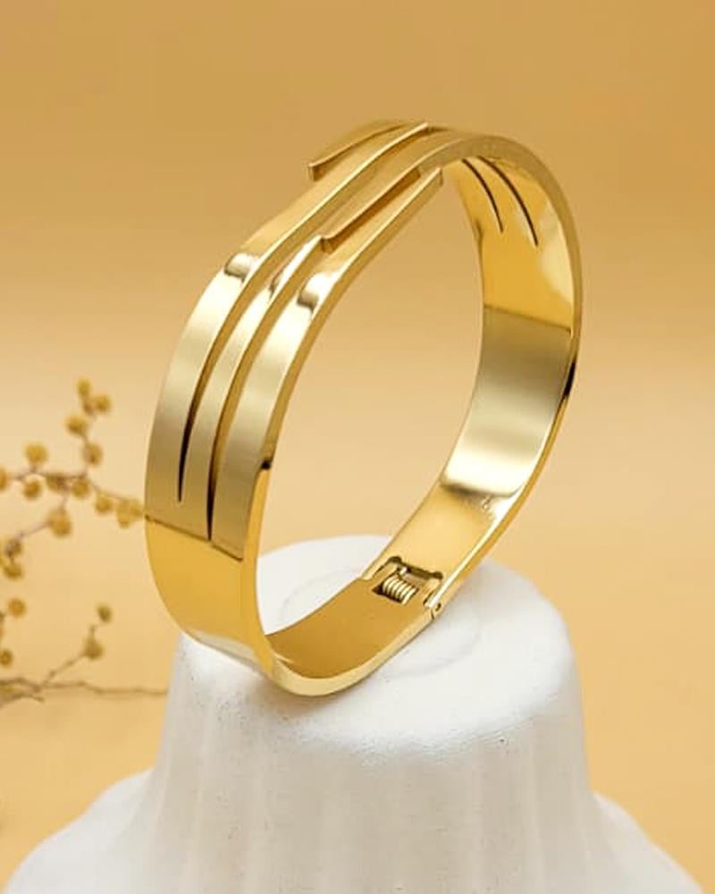 Linea Gold Çelik Kelepçe Bileklik