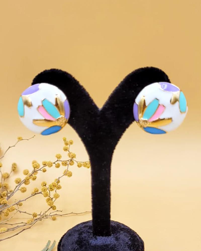 Mineli Bahar Lotus Küpe