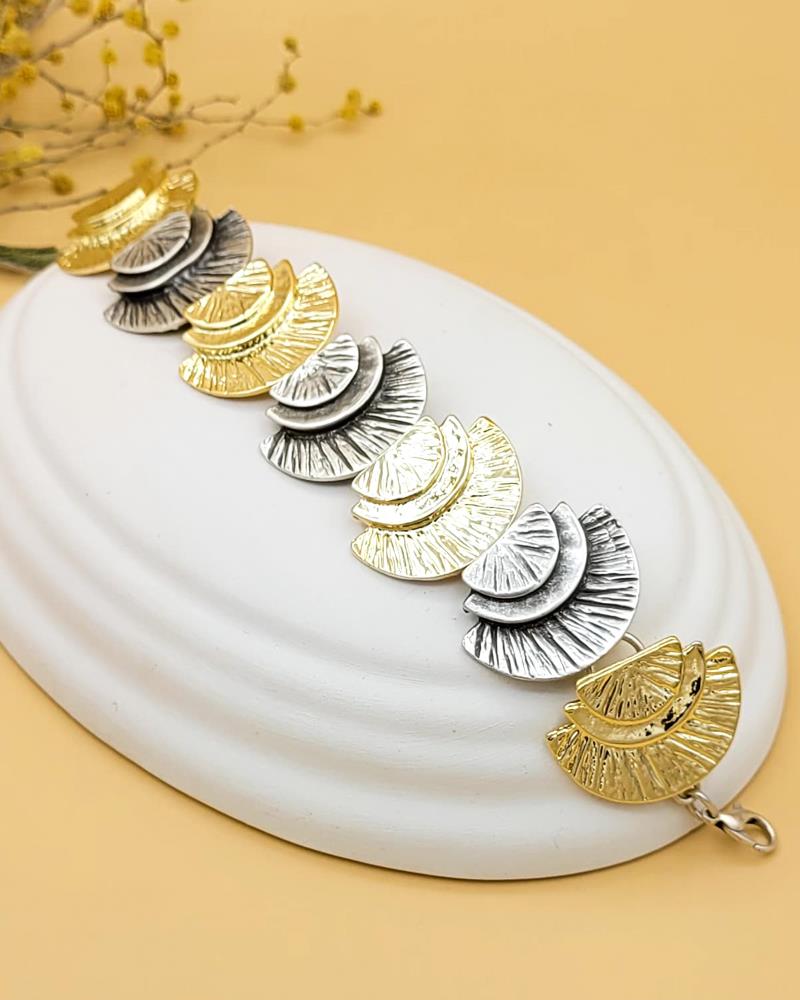 Nova Çift Renkli Disk Bileklik