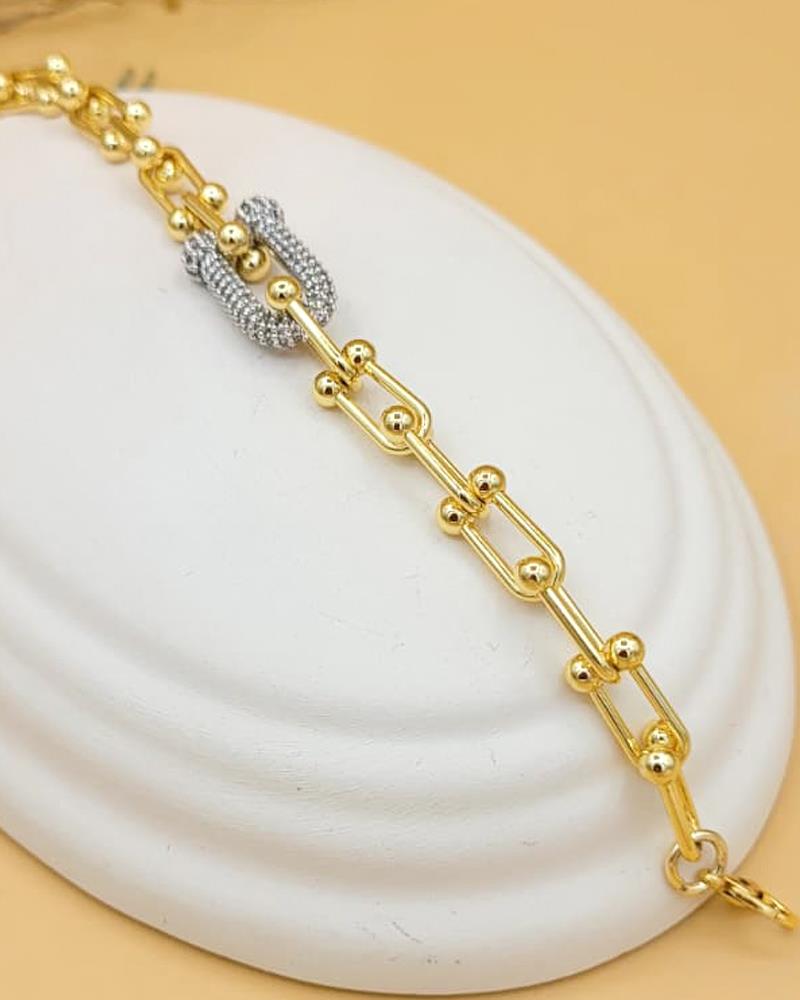 Tfn Kuyum Model Gold Bileklik