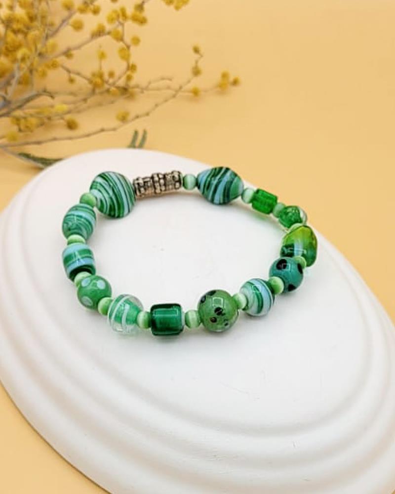 Verdant Murano Cam Bileklik