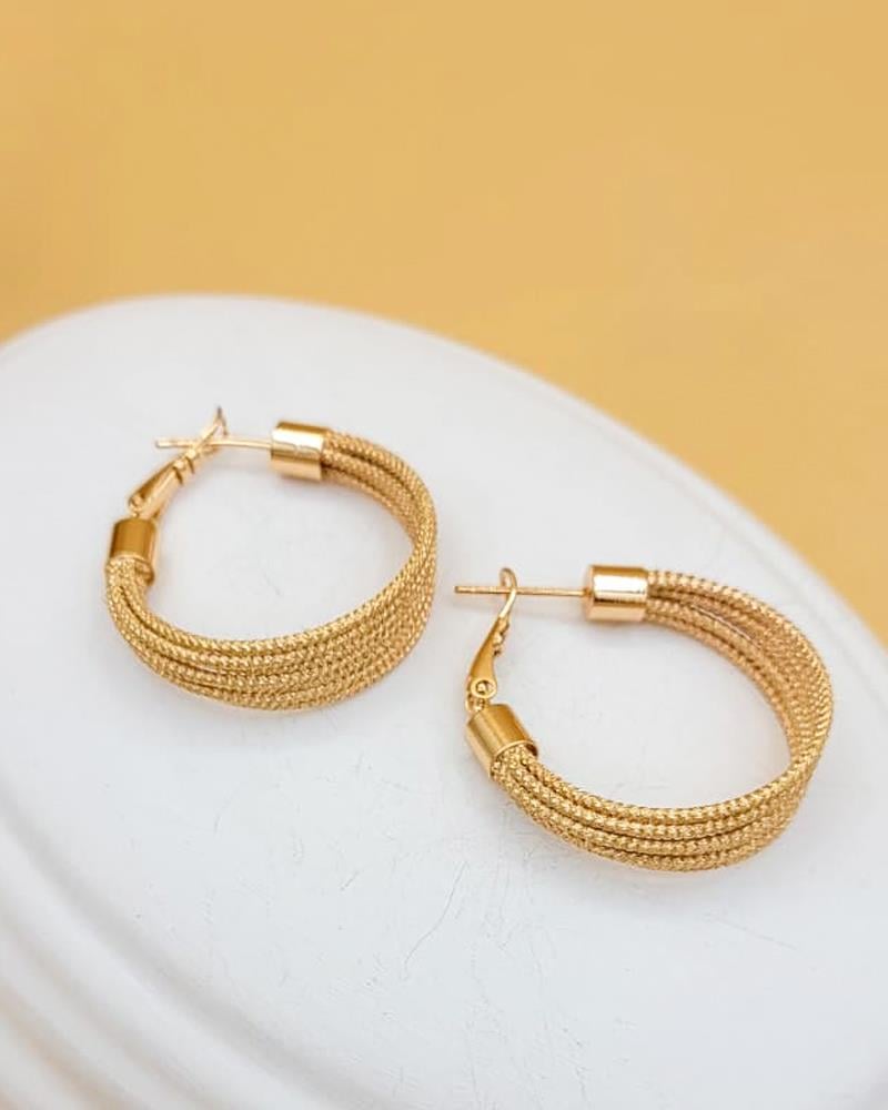 XUPING Çoklu Burma Tel Gold Halka Küpe