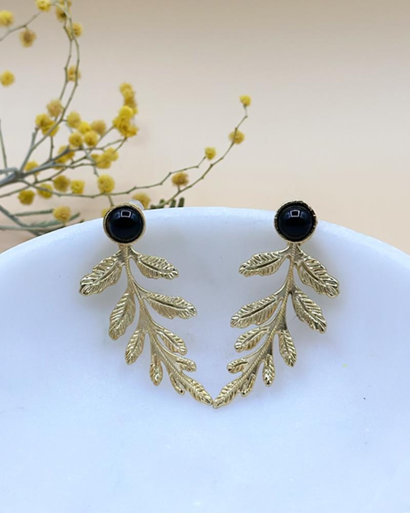 Zeytin Yaprağı Küpe
