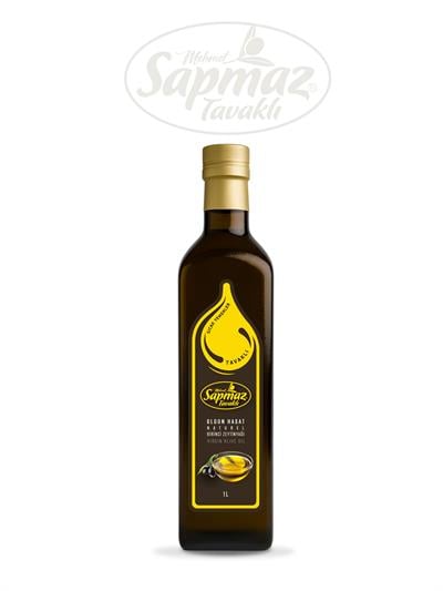 OLGUN HASAT NATUREL BİRİNCİ ZEYTİNYAĞI 1 LİTRE(CAM ŞİŞE)