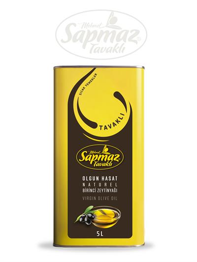 OLGUN HASAT NATUREL BİRİNCİ ZEYTİNYAĞI 5 LİTRE