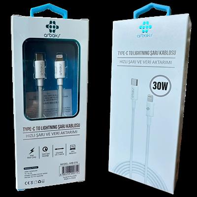 100W PD TYPE-C TYPE-C Şarj Kablosu Arbaks ARB-54