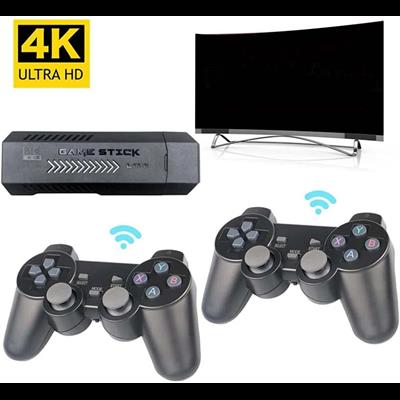 2.4g Kablosuz Denetleyici Hd 4K Hd Video 2 Kollu Oyun Konsolu Oyun Seti