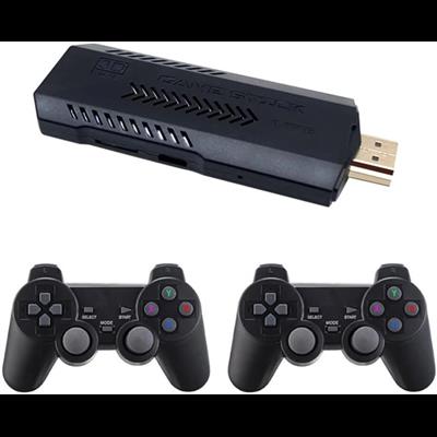 2.4g Kablosuz Denetleyici Hd 4K Hd Video 2 Kollu Oyun Konsolu Oyun Seti