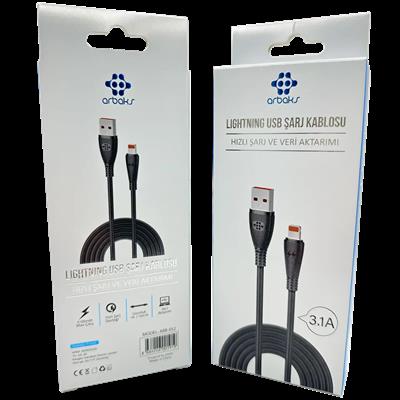 3.1A iphone Şarj Kablosu Arbaks ARB-52
