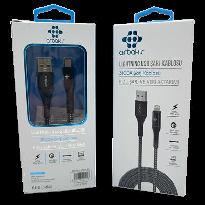 3.1A iphone Şarj Kablosu Arbaks ARB-57