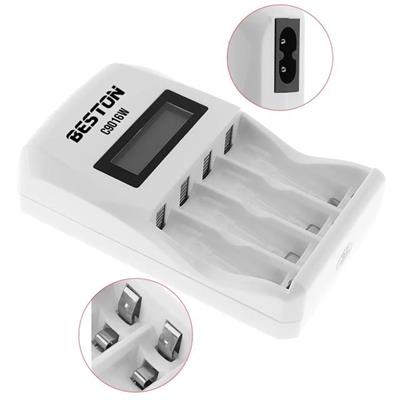 Beston C9016W Lcd Ekran AA 1800mah AAA 900mah Ekranlı Süper Hızlı Pil Şarj Cihazı