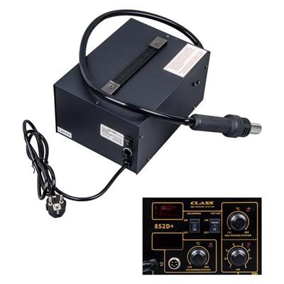 Class 852D+ Dijital Sıcak Hava Tabanca Üflemeli + Isı Ayarlı Havya Lehim İstasyonu