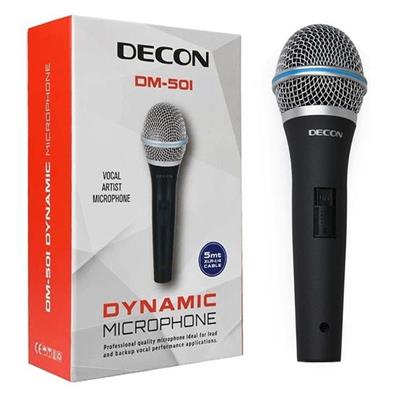 Decon DM-501 600 Ohm Kablolu EL Mikrofon