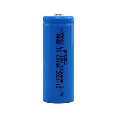 Efcell 3.7 Volt 1200 mAh Lithium 18500 Pil Başlıklı